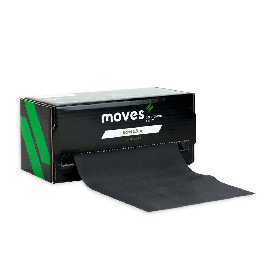 Moves Profesyonel Egzersiz ve Direnç Bandı 5.5 m-Siyah - Super Sert