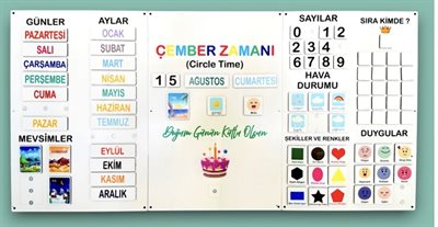 Çember Zamanı Ahşap Duvar Materyali