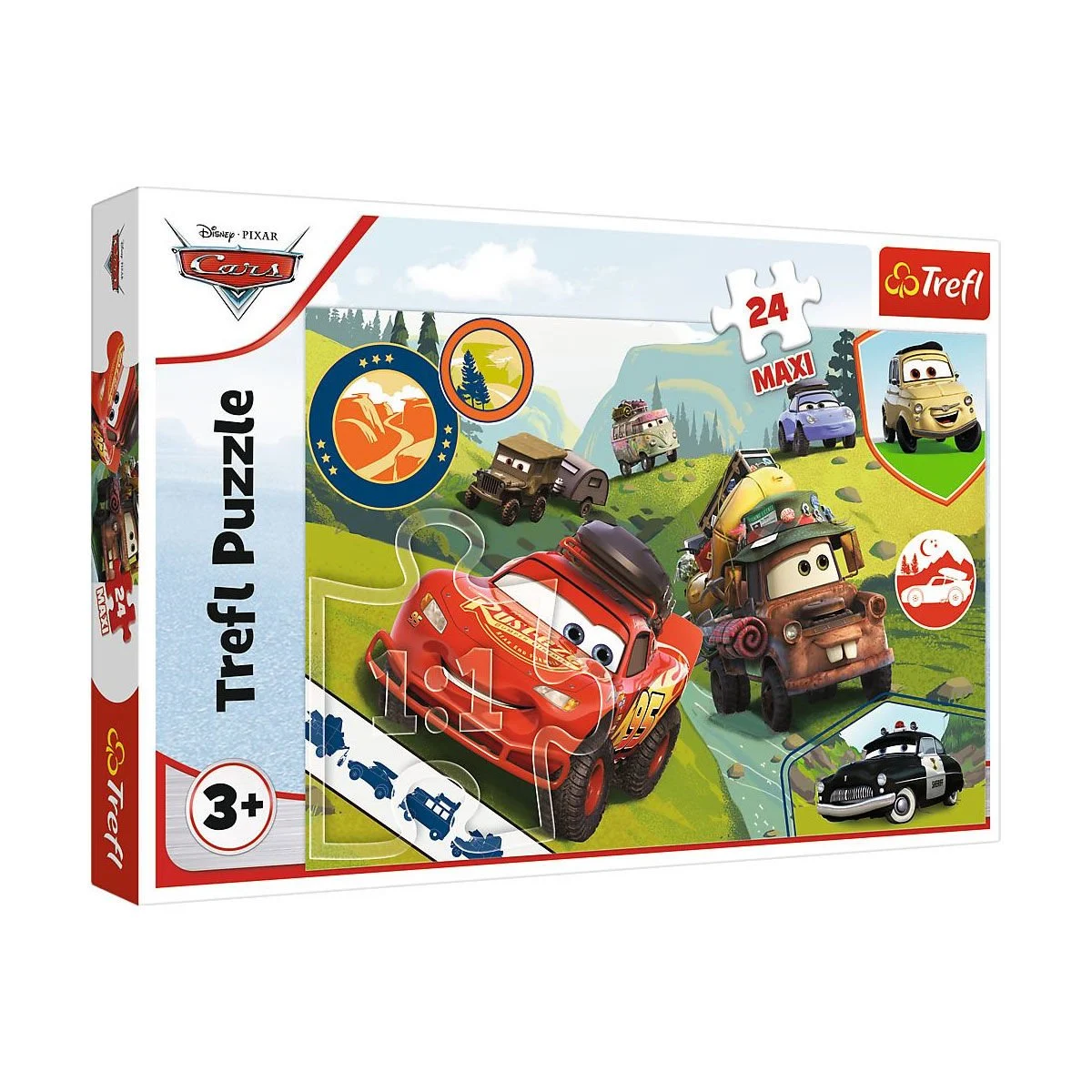 Maxi Disney Cars 3 24 Parça Çocuk Puzzle