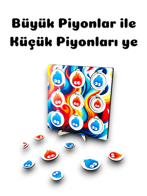 Ateş ve Su XOX Strateji Oyunu