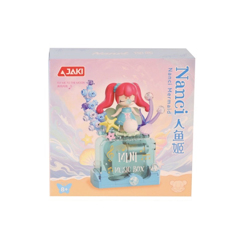 JAKİ DENİZ KIZI MÜZİK KUTUSU 131 PARÇA BLOCK