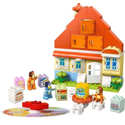 Lego Duplo Bluey Ailesinin Evi ve Hafıza Oyunu parça
