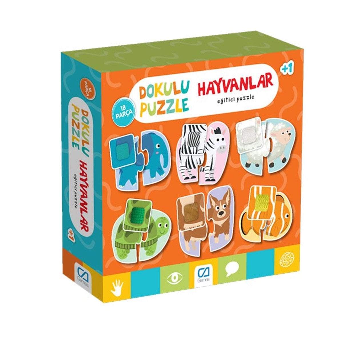 DOKULU PUZZLE HAYVANLAR