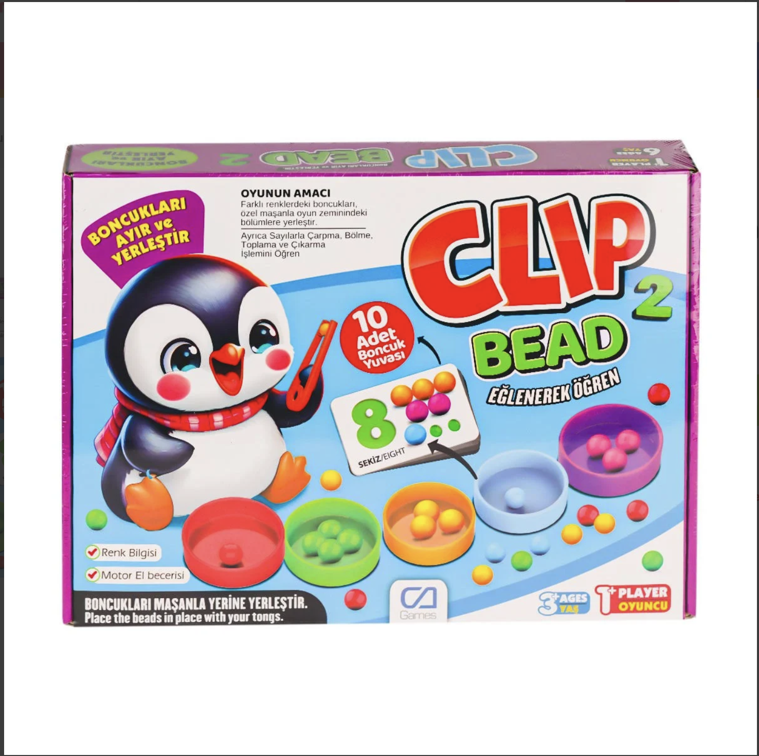 Clip Bead Kutu Oyunu -CA Games