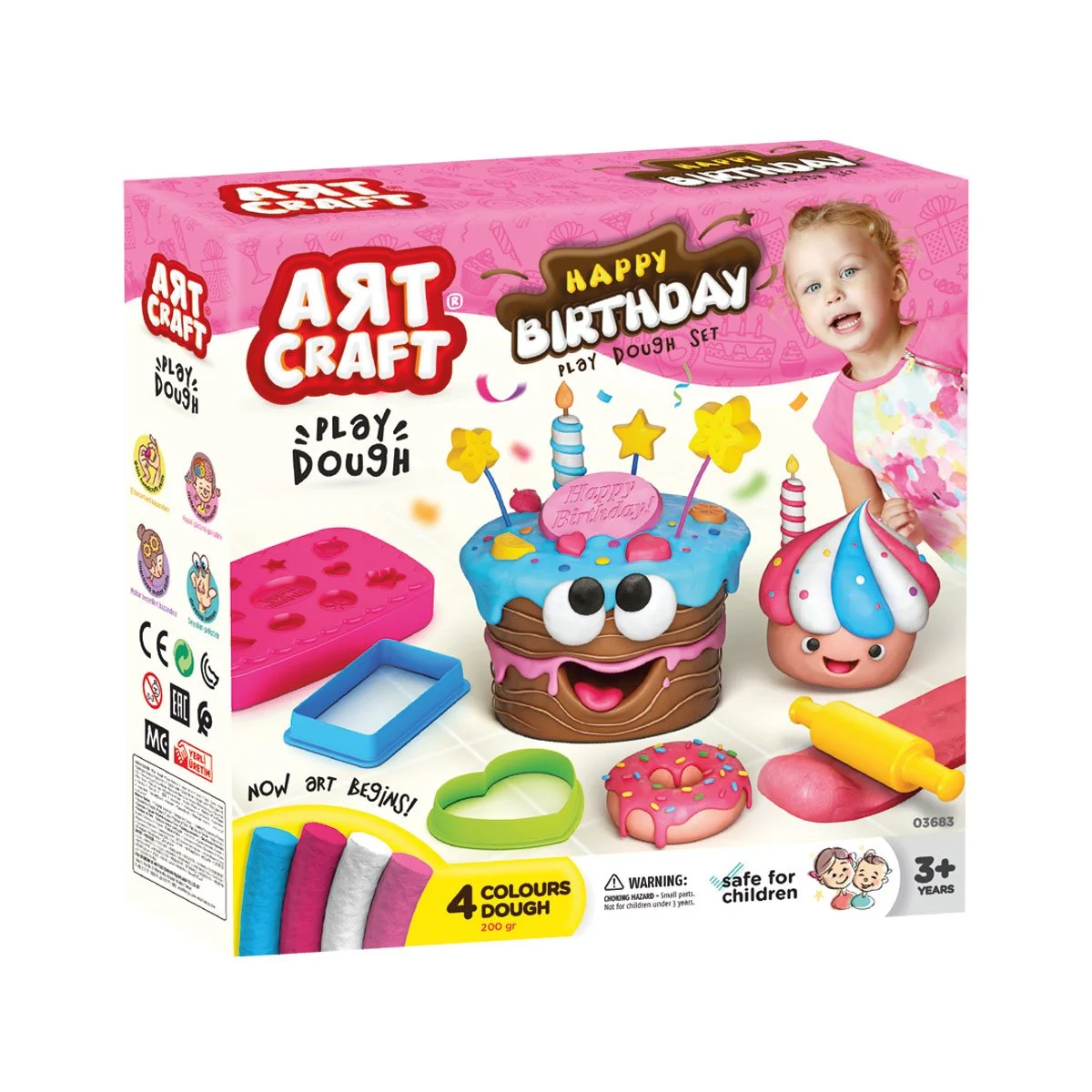 Art Craft Doğum Günü Hamur Set 200 gr