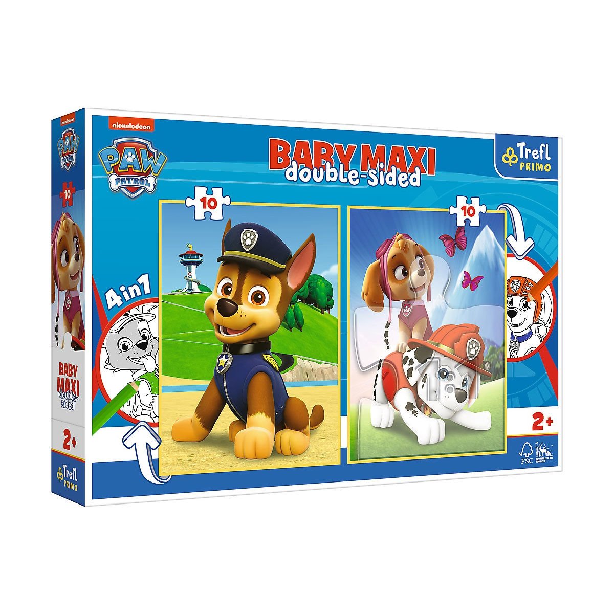 Paw Patrol Baby Puzzle 2X10