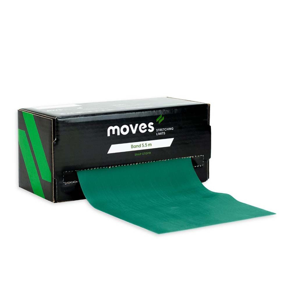 Moves Profesyonel Egzersiz ve Direnç Bandı 5.5 m-Yeşil - Sert