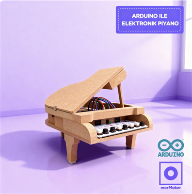 Arduino ile Elektronik Piyano Robotik Kodlama Seti