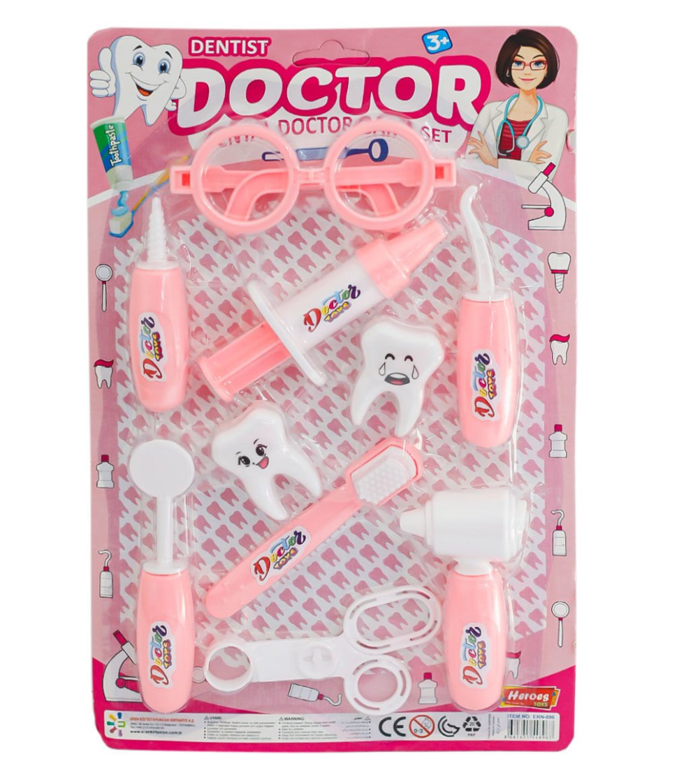 HEROES TOYS KARTELALI KIZ DİŞÇİ SETİ