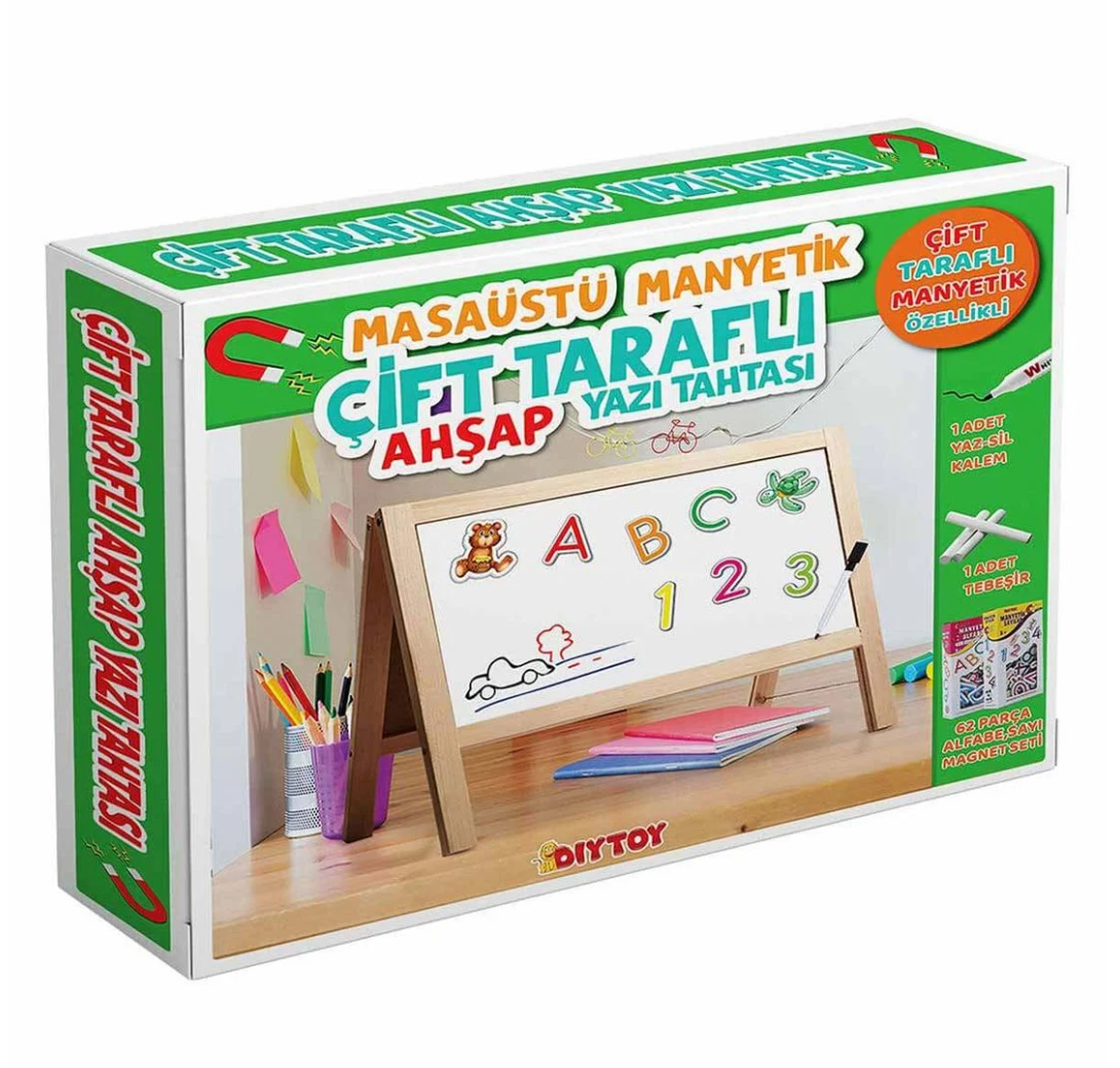 MASAÜSTÜ MANYETIK YAZI TAHTASI 62 PARÇA