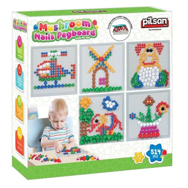 EĞİTİCİ MANTAR VE DÜĞMELER 514 PARÇA