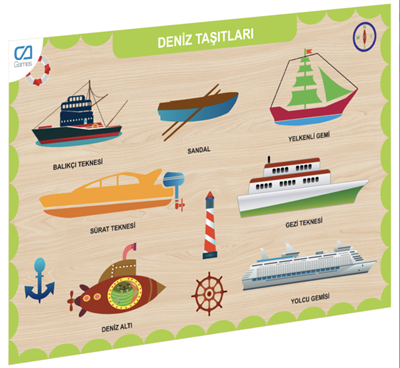 CAMES AHŞAP DENİZ TAŞITLARI BUL-TAK