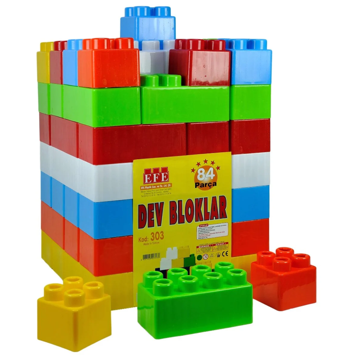 Z+7 84 Parça Dev Bloklar