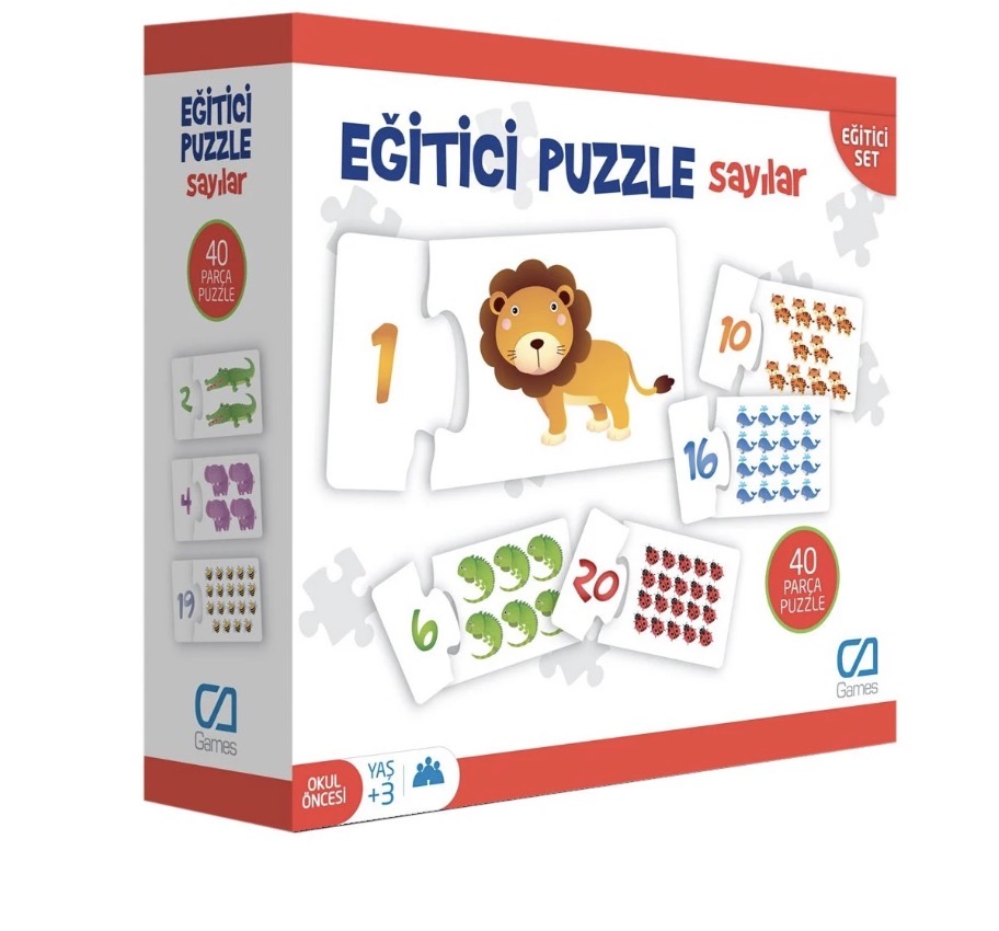  Eğitici Puzzle Sayılar