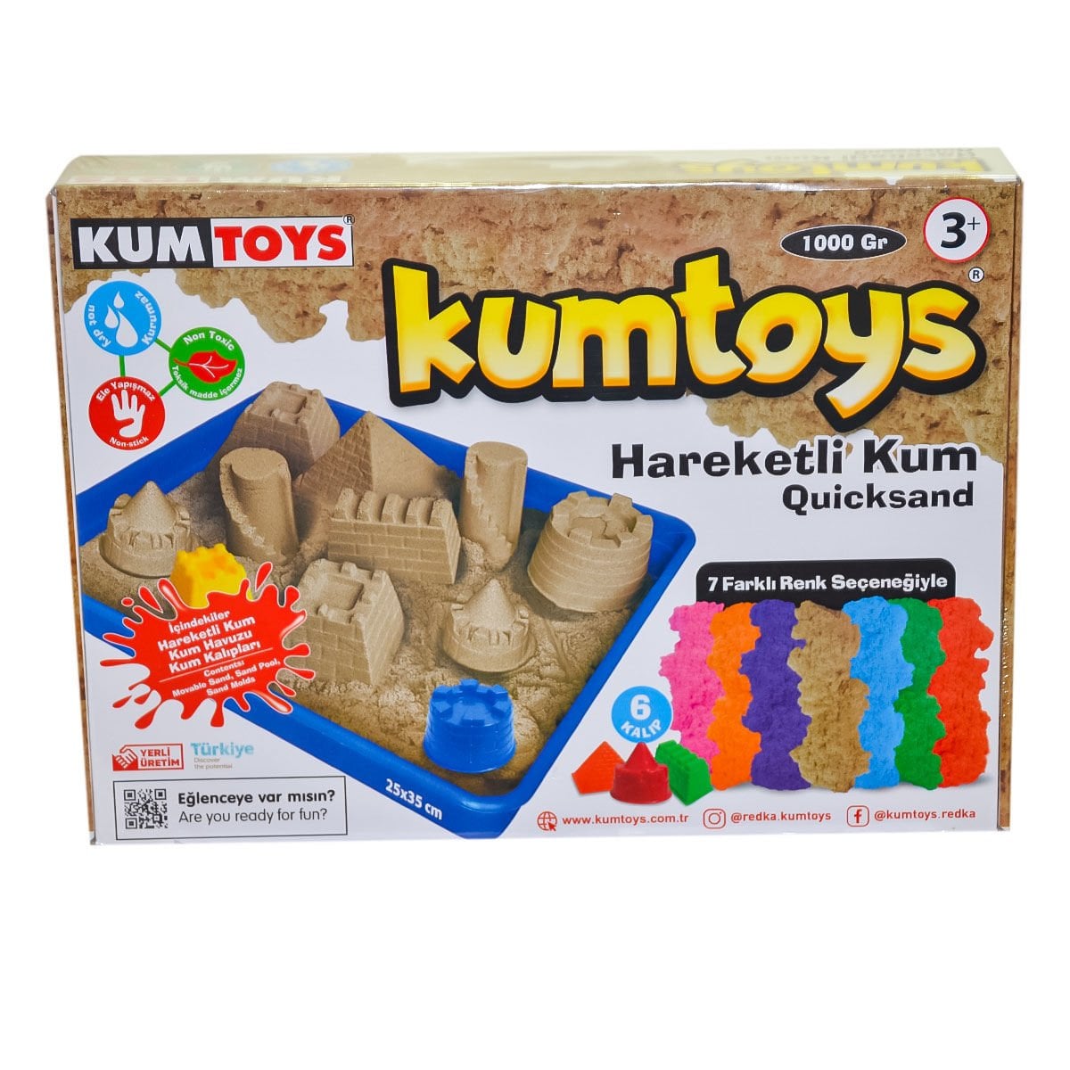 Kumtoys, Hareketli Kum Seti 1000 gr