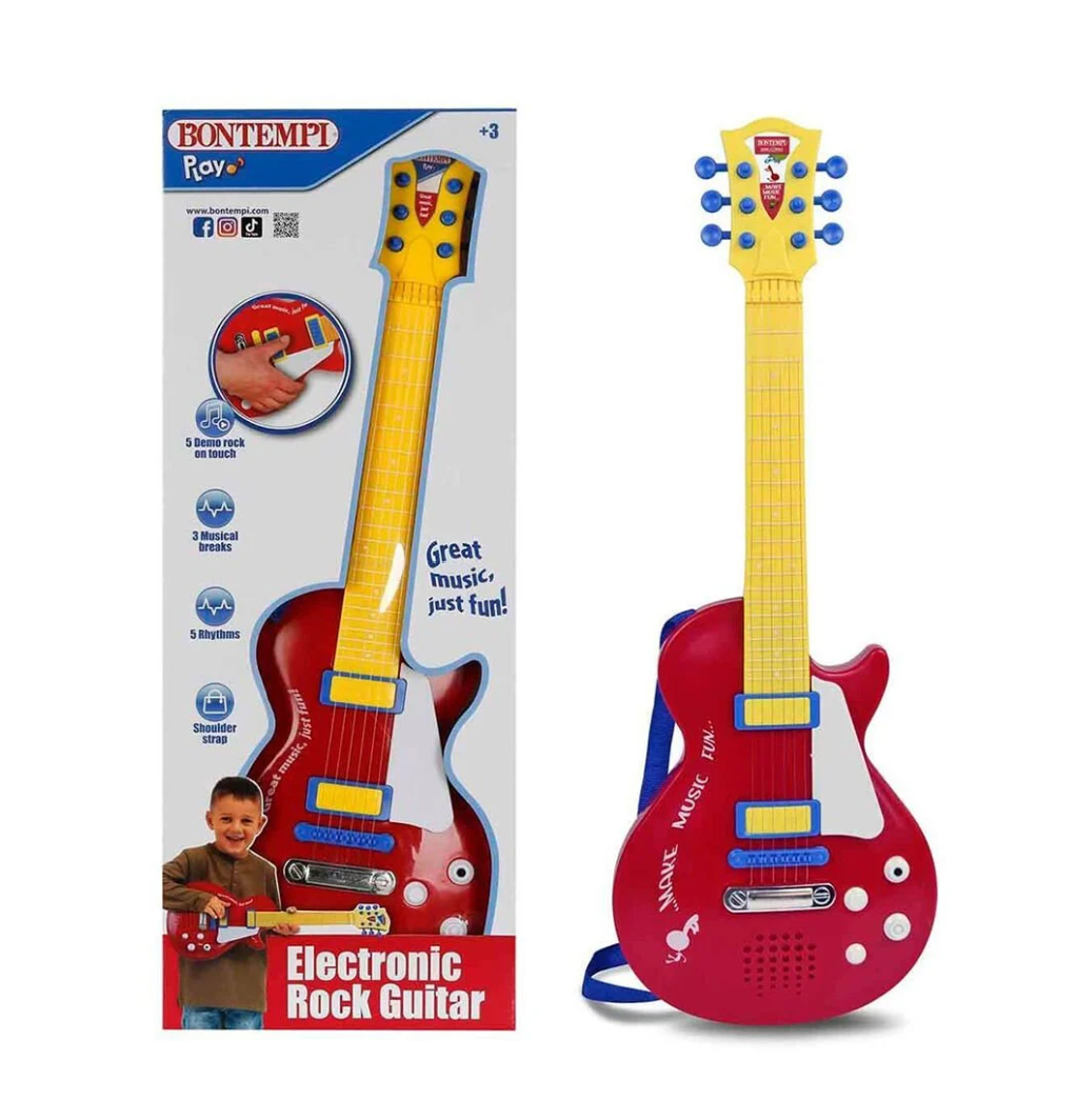 SUN-BNT-GİTAR ELEKTRONİK TUŞLU TELLİ ASKILI Kırmızı