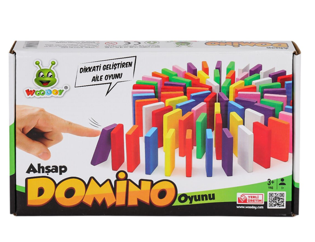 Ahşap Domino Oyunu -Karsan Oyuncak