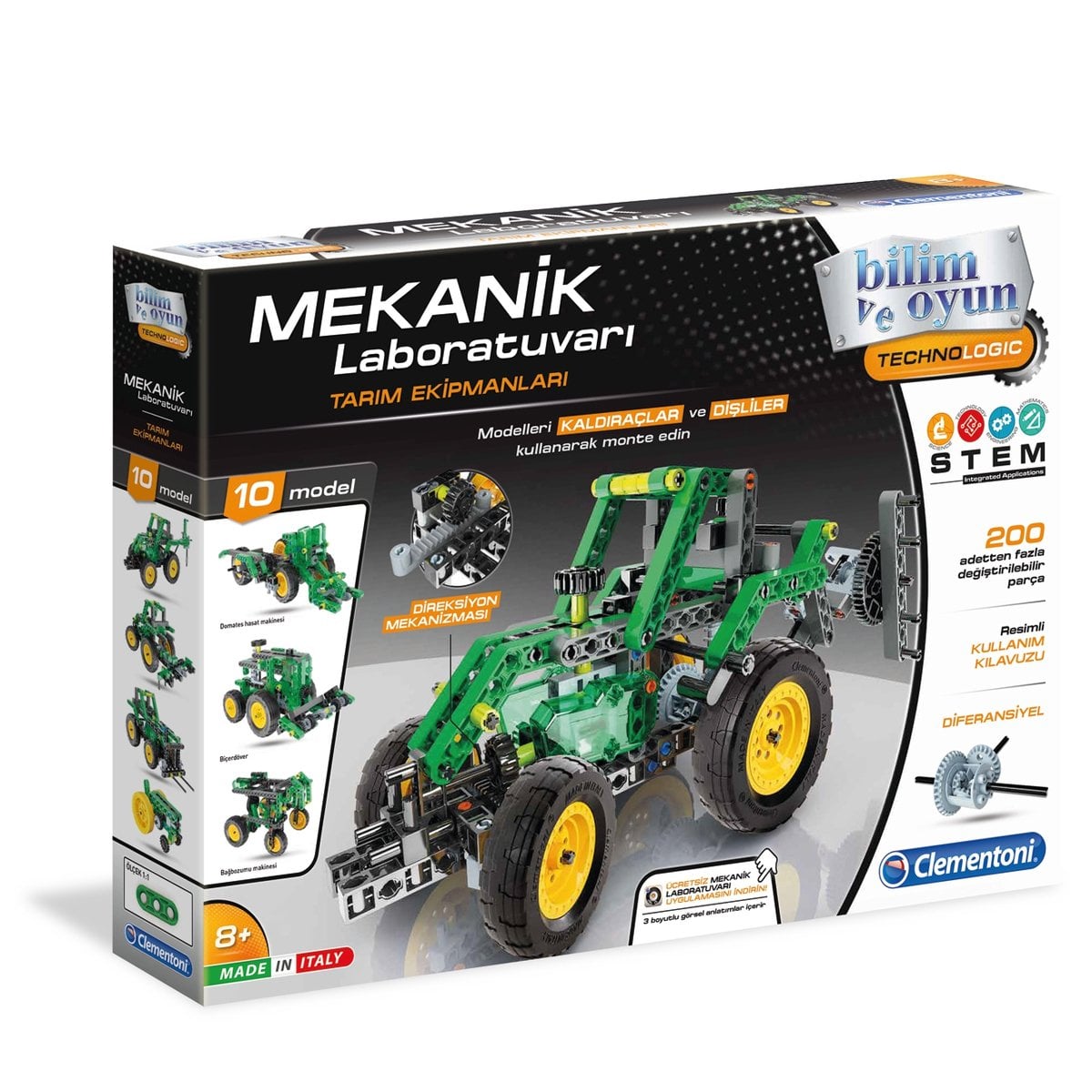 Mekanik Laboratuvarı - Tarım Ekipmanları +8 yaş