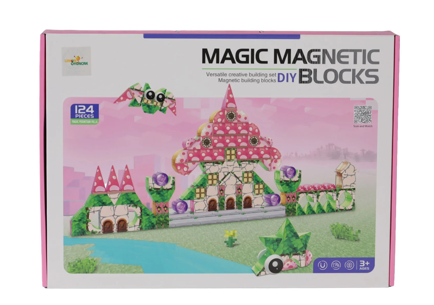 MANYETİK PUZZLE 124 PARÇA