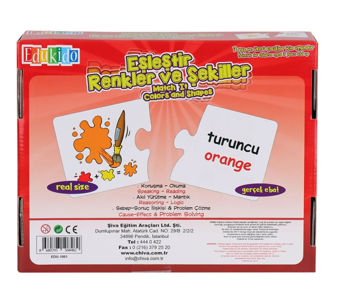 Eşleştir Renkler ve Şekiller