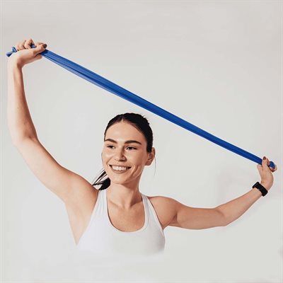 MoVeS Band 1.50 Cm Egzersiz Bandı-Mavi - Ekstra Sert