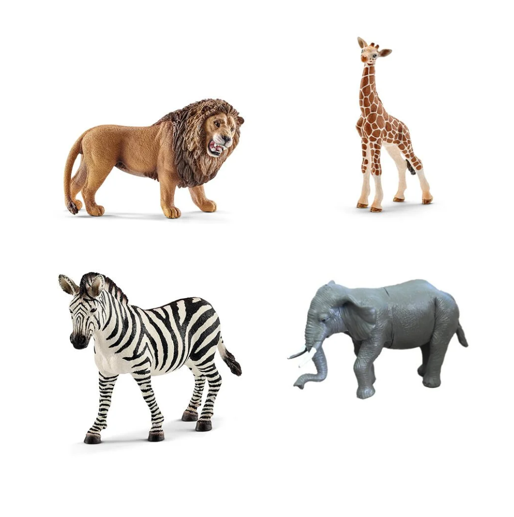 PVC PAKETTE DÖRTLÜ VAHŞİ HAYVANLAR