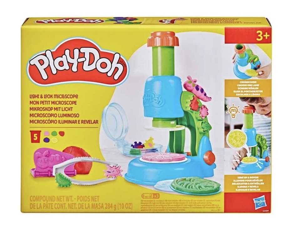 Play-Doh Işıklı Mikroskop Oyun Seti +3 yaş