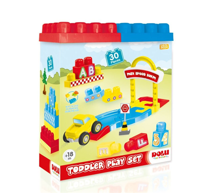OYUNCAK YOL VE BLOK SET 30 PCS