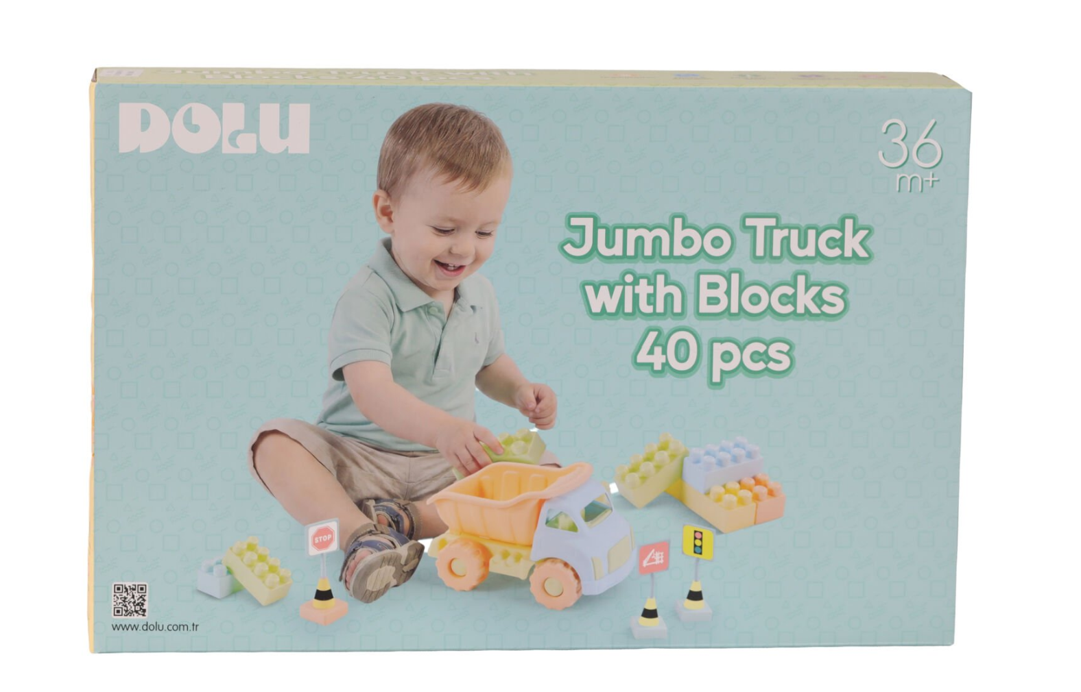 OYUNCAK JUMBO KAMYON VE BLOKLAR 40 PARÇA