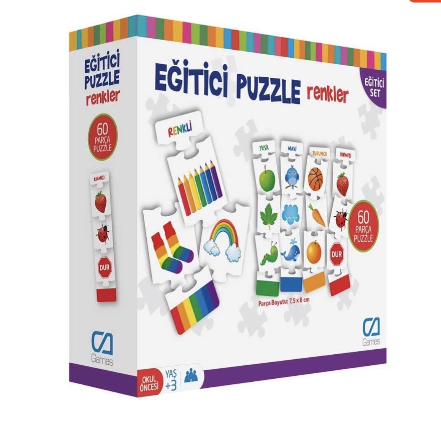EĞİTİCİ PUZZLE RENKLER