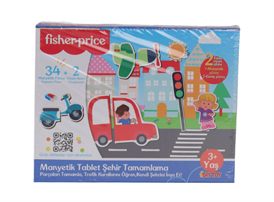 FİSHER PRİCE MANYETİK TABLET ŞEHİR TAMAMLAMA