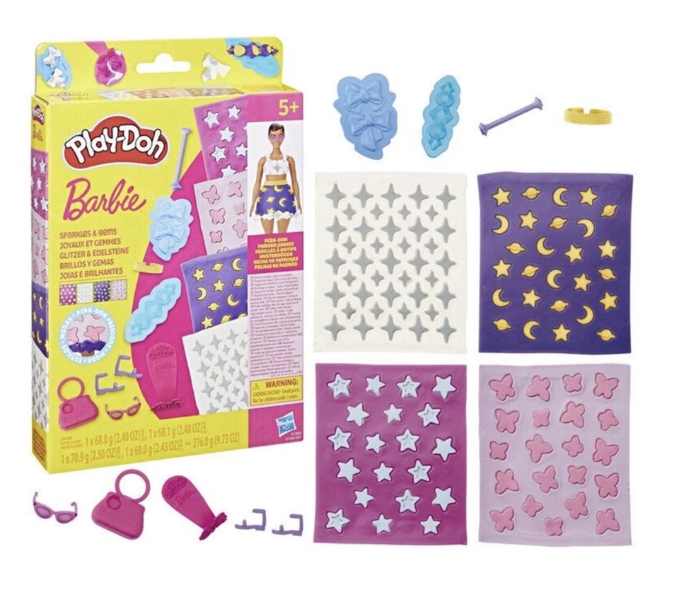 Play-Doh Barbie Designer Desen Paketi Hamur Oyun Seti +3 yaş