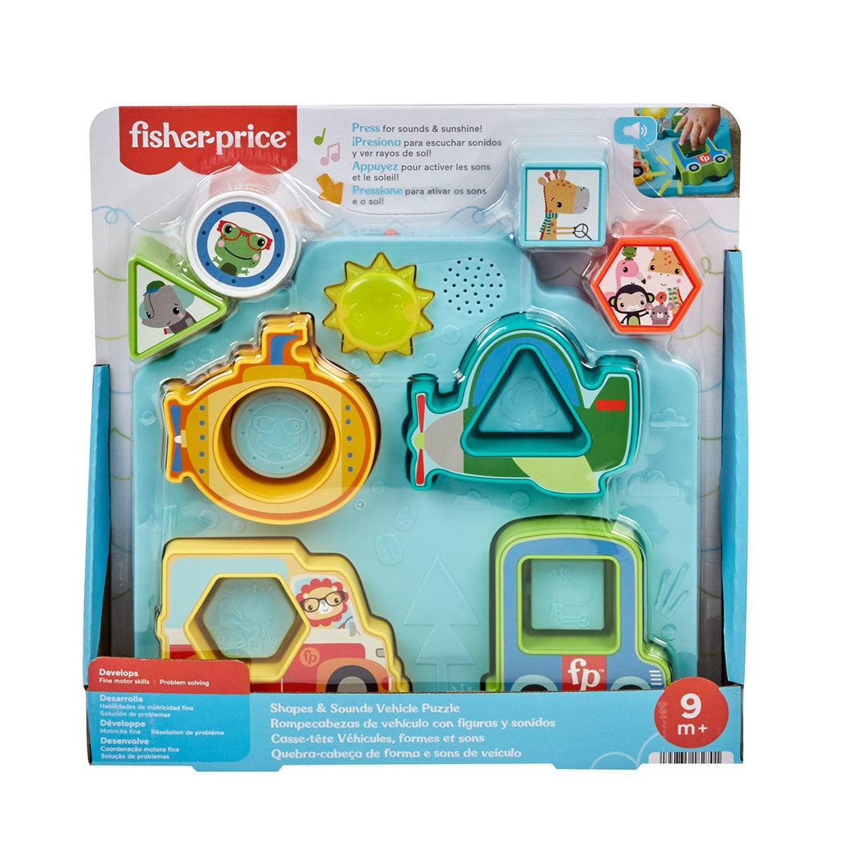 Fisher-Price Şekiller ve Sesler Puzzle