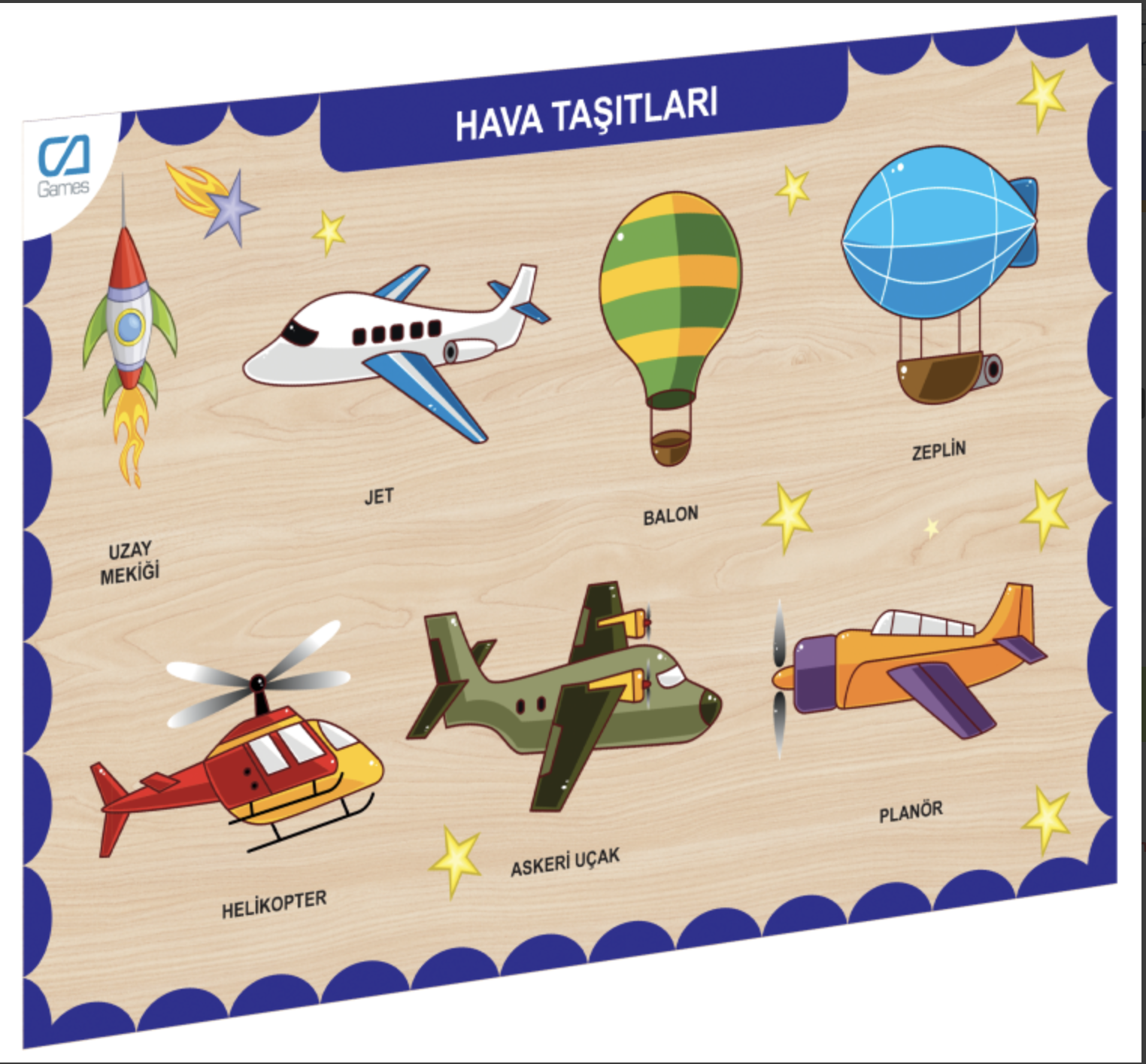 CA GAMES AHŞAP HAVA TAŞITLARI BUL-TAK