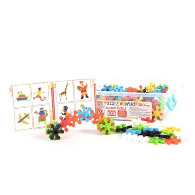 MOZAİK KUTULU PUZZLE ORTA (140PCS)