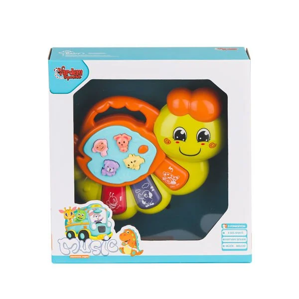 Işıklı ve Müzikli Solucan Bebek Pianosu