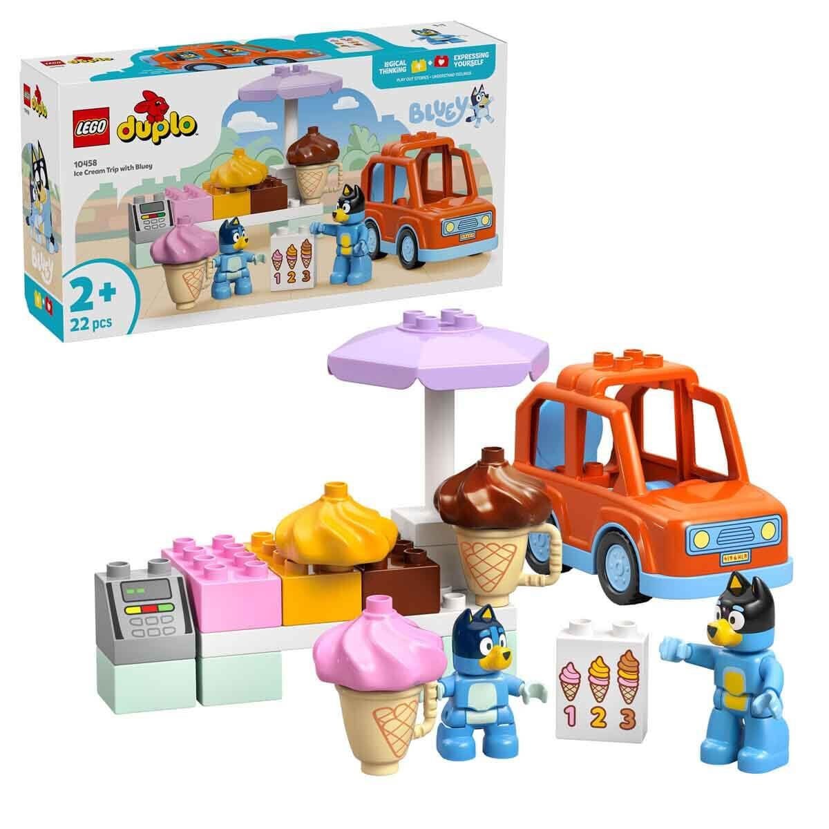 Lego Duplo Bluey ile Dondurma Gezisi 22 parça