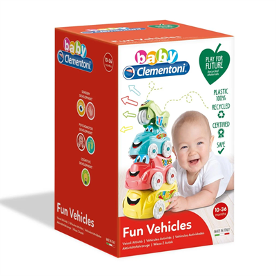 Baby Clementoni - Renkli Araçlar 