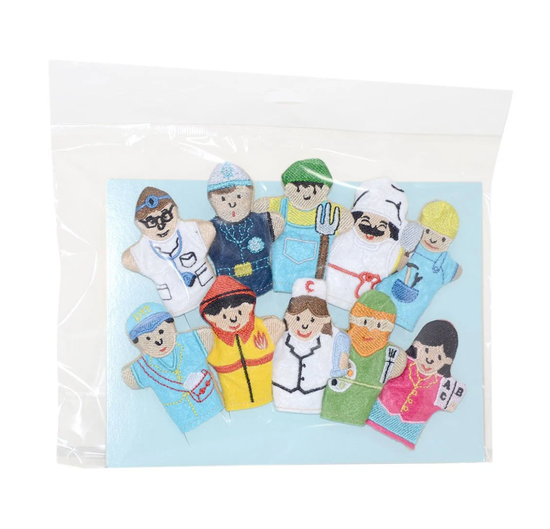 Meslekler Parmak Kukla 10'lu 