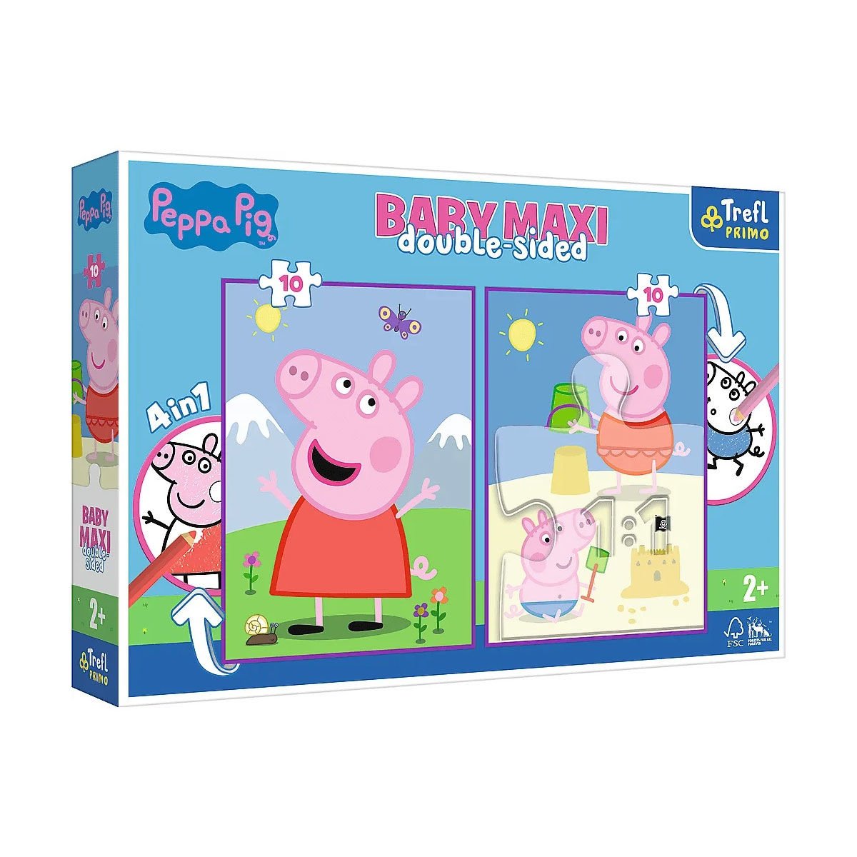 Peppa Pig Baby Puzzle 2X10